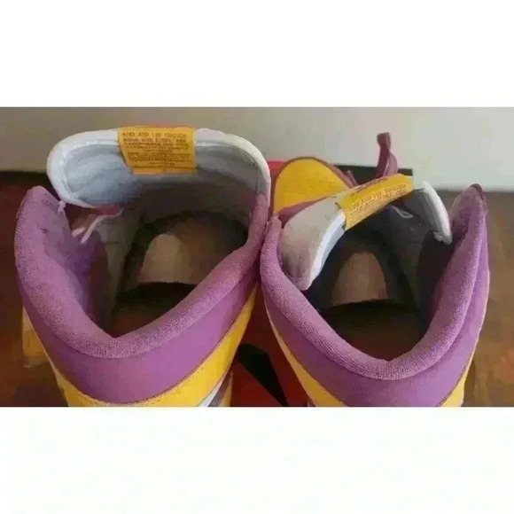 Size 12 - Jordan 1 Retro High OG Brotherhood 2022 University Gold/Light Bordeaux - Picture 8 of 13